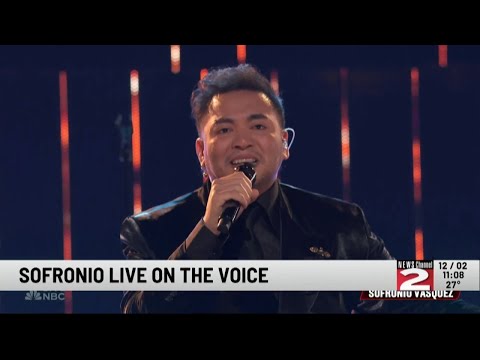 Sofronio Soars: Utica’s &#039;Voice&#039; Shines Bright During Monday&#039;s Live Round