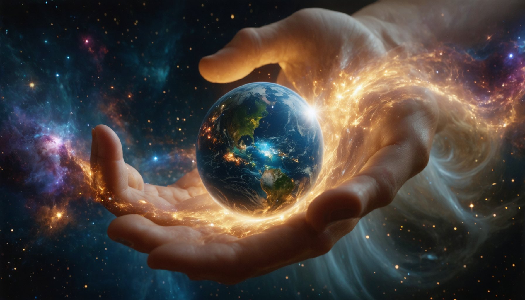 The Cosmic Quest: A Man’s Timeless Journey to Alter Fate
