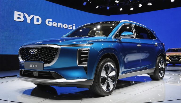 Забележителното сходство: Смелият нов SUV на BYD взема дизайнерски елементи от Genesis