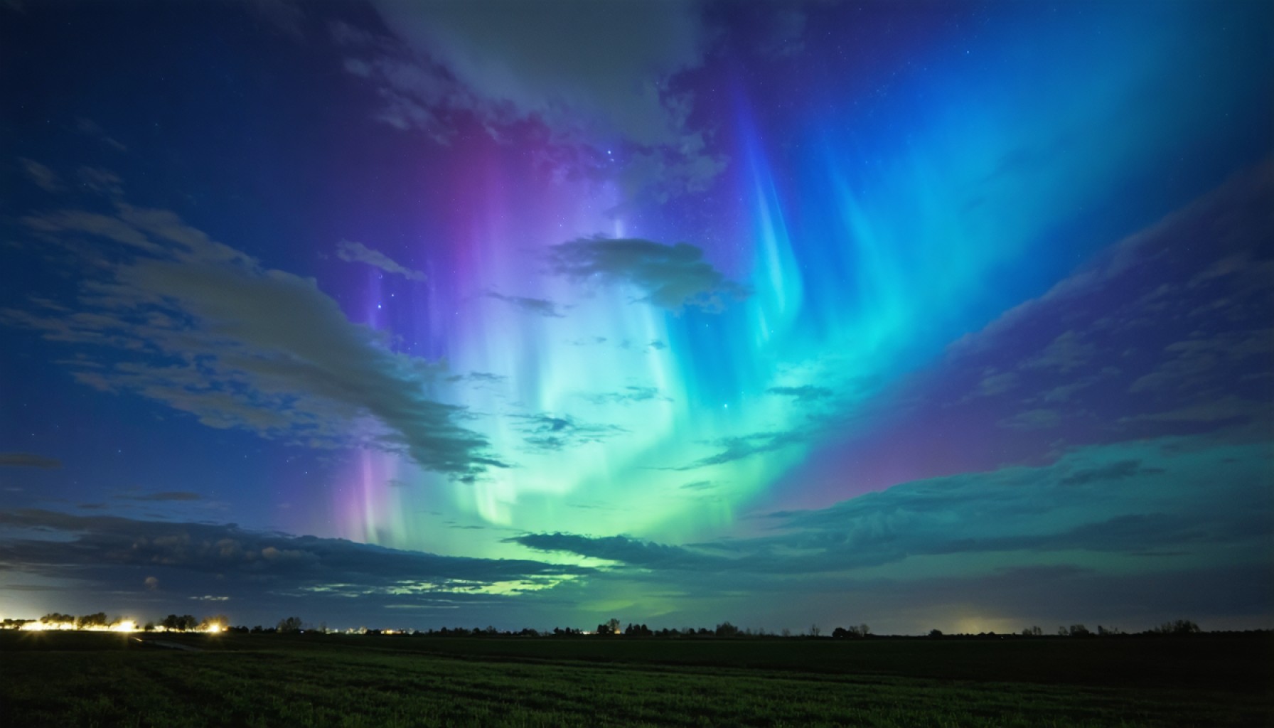 Electrifying Skies: The Night Georgia Glowed with the Northern Lights