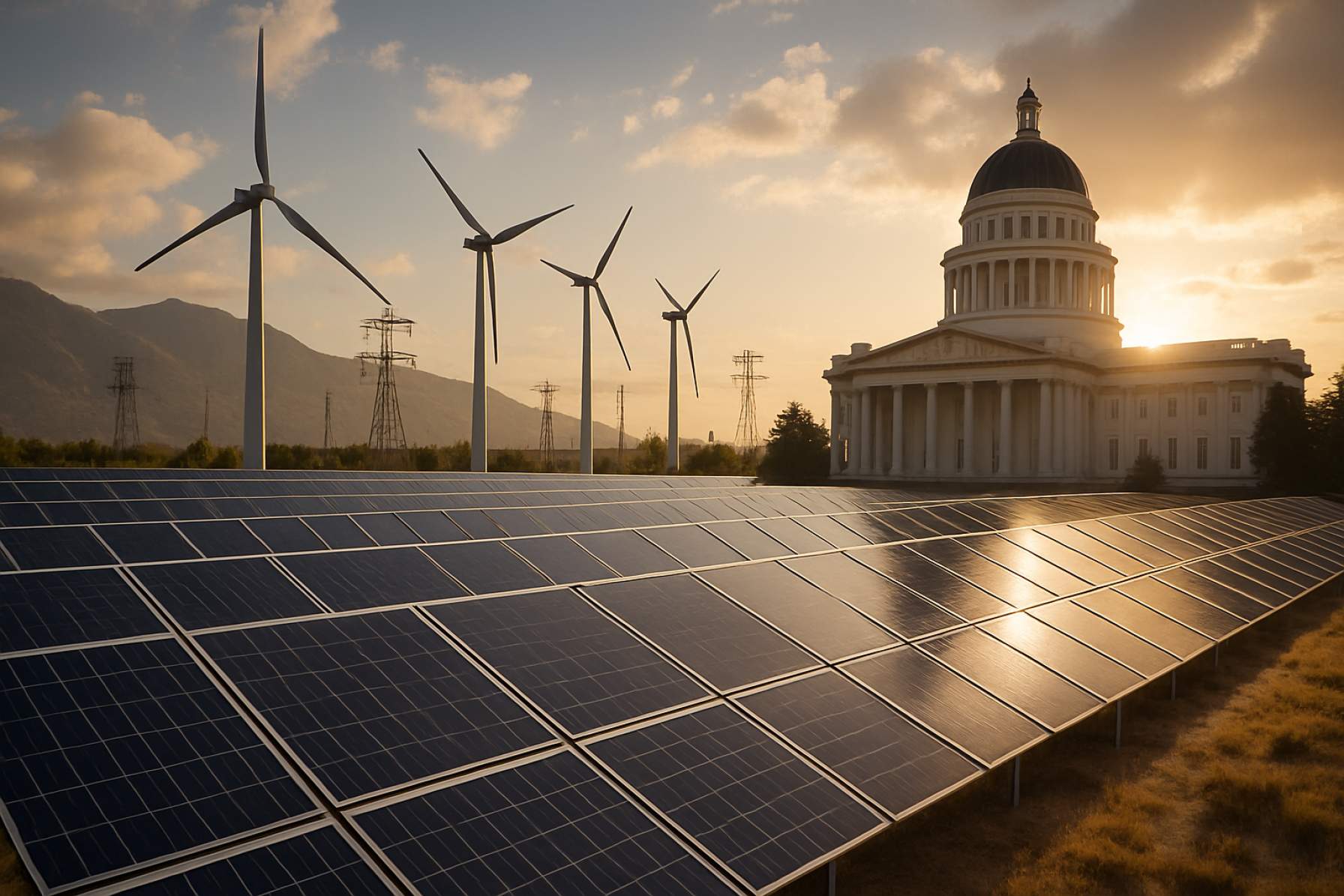 California’s Clean Energy Revolution Faces Uncertain Future Amid Political Power Struggle